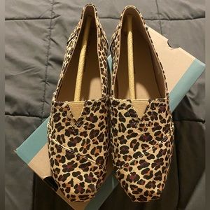 Toms Alpargata Leopard Shoes